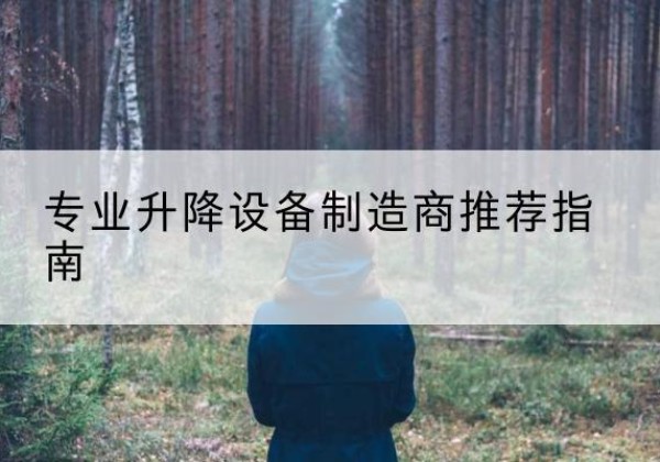 武冈电动剪叉升降平台厂家-专业升降设备制造商推荐指南